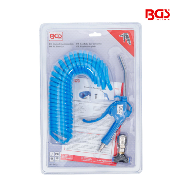 Pistola de ar | com mangueira e conector em T