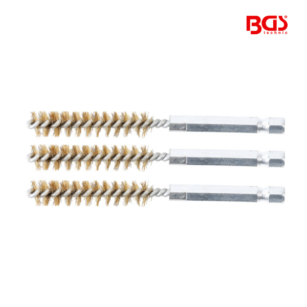 Escova  de latão    10 mm | 3 peças