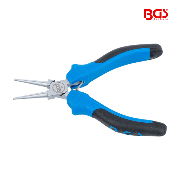 Alicate de pontas | redondas | com mola | 125 mm