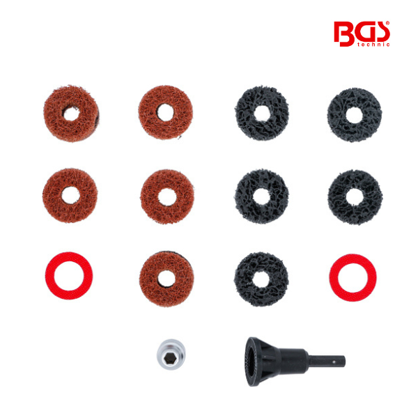 Kit de lixas de cubo de roda | 14 peças