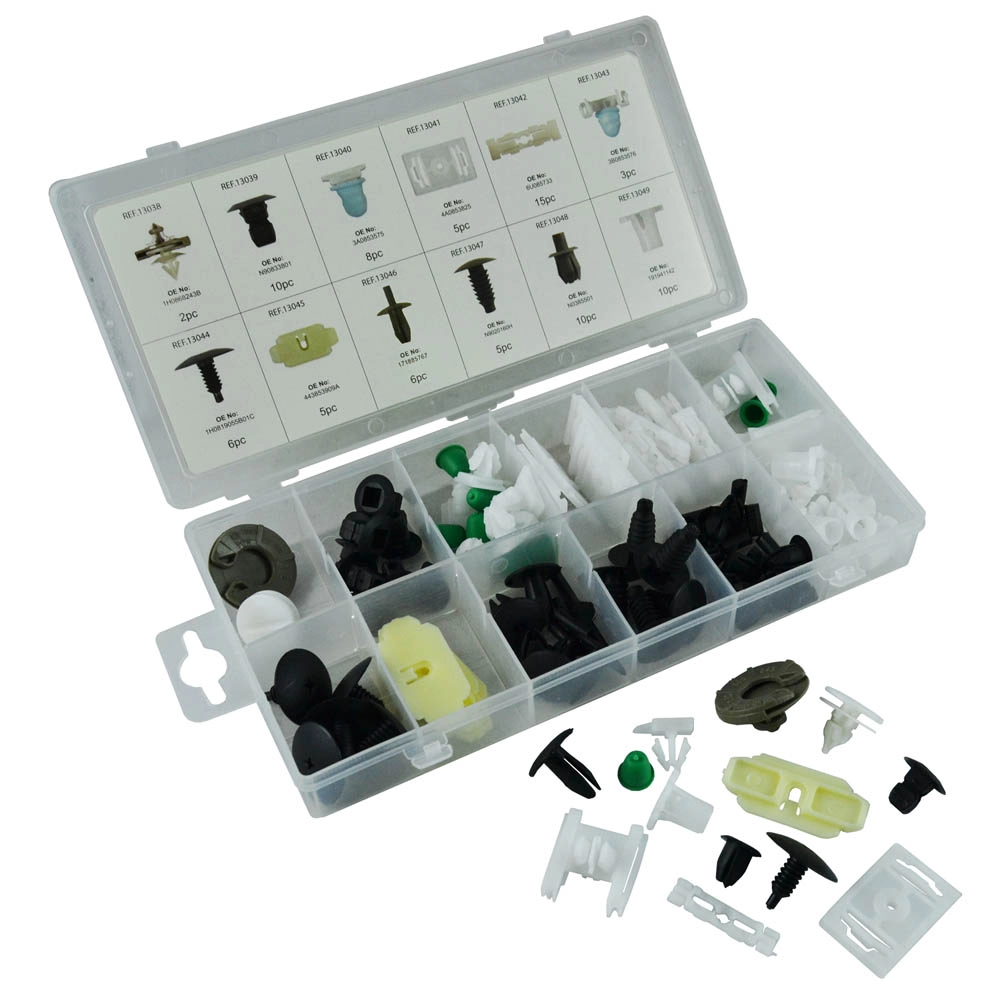 Sortido de clips para Volkswagen | 85 Peças