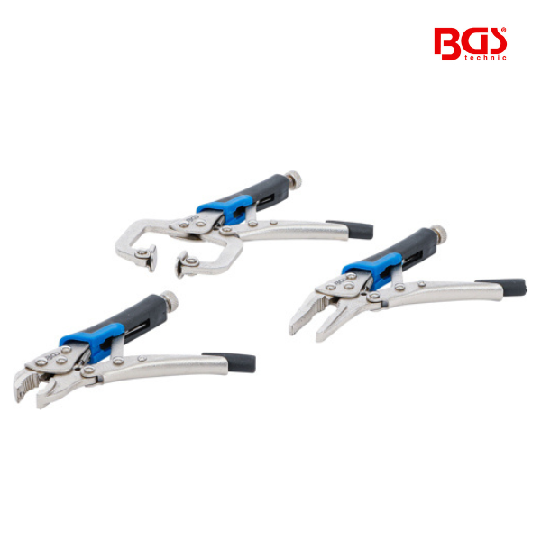 Conjunto de mini alicates de pressão | 3 peças