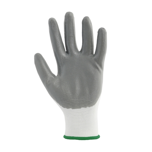 Luva Poliéster Revestimento Nitrilo | Cinzento
