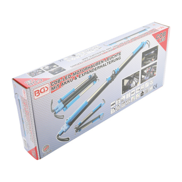 Lanterna LED COB para capô e suporte extensível