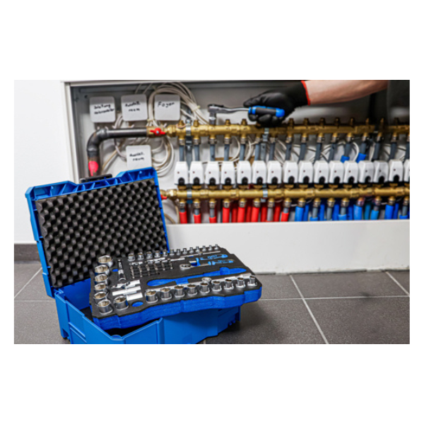 Conjunto de chaves 1/4" / 1/2" | BGS systainer® | 77 peças