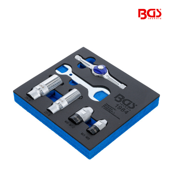 Conjunto de ferramentas de fixação para tarraxa | 6 peças