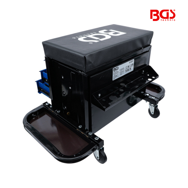 Banco deslizante para oficina | com 3 gavetas