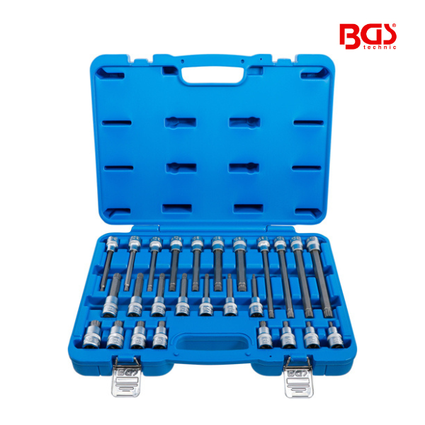 Conjuntos chaves de caixa bits 12 faces (XZN) | 26 peças