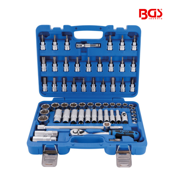 Jogo de chaves de caixa 3/8" | 61 peças