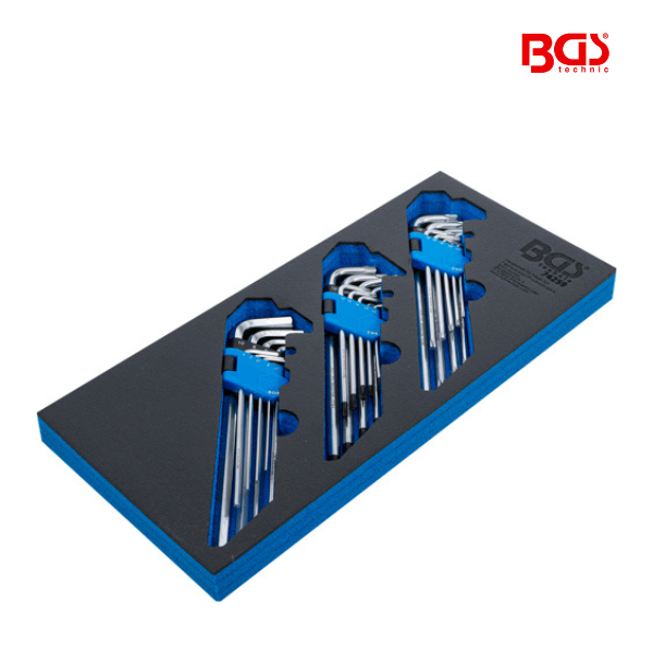 Conjunto de chaves angulares extra longas |  27 peças