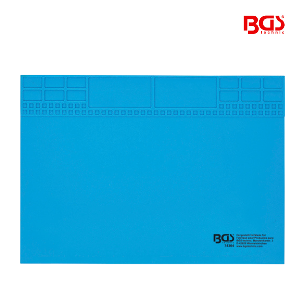 Tapete de trabalho de silicone | magnético | 350 x 245 x 3 mm