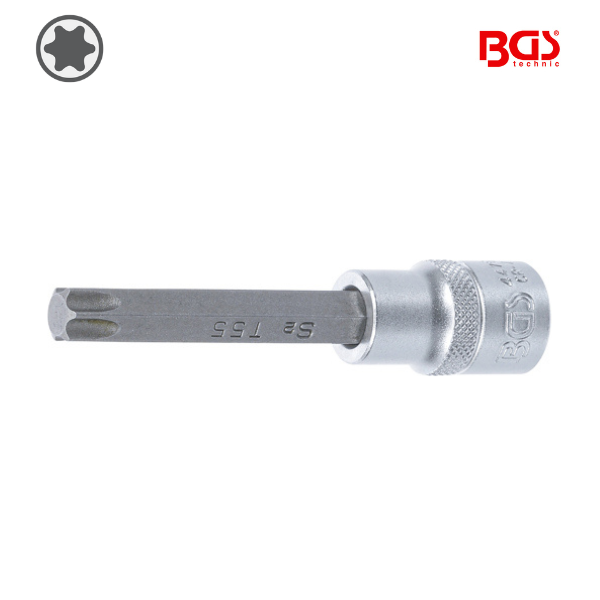 Chave de caixa bit torx 1/2" |           T55 | 100mm