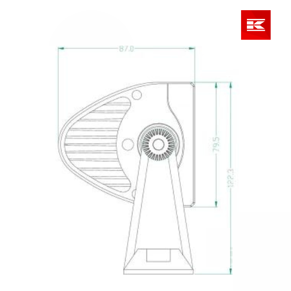 LED plana Barra 351,6mm | 72W | 3060 Lumens | 12/24V