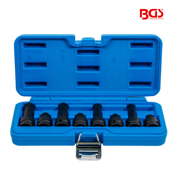 Conjuntos de bits impacto(XZN) M12 - M18 | 8 peças