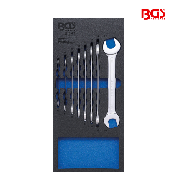 Conjunto de chaves de boca dupla | 6 - 22 mm | 8 peças