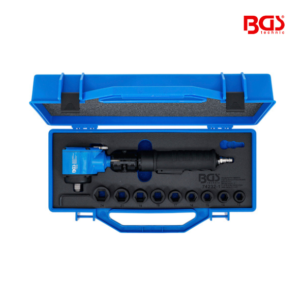 Chave de impacto pneumática 1/2" | 650 Nm | 10 peças