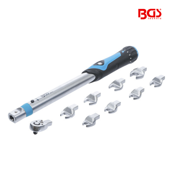 Chaves dinamométricas 1/4" | 10 - 50 Nm | 10 peças