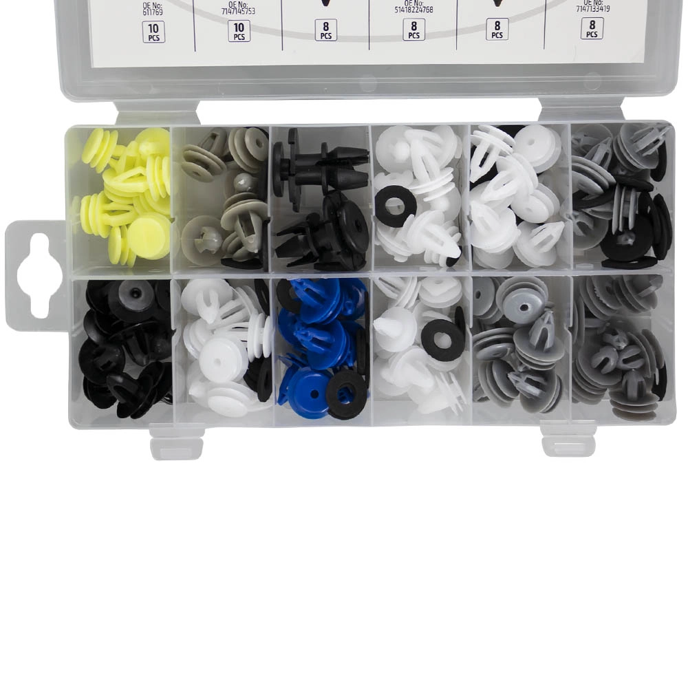 Sortido de clips para painéis e molduras de Bmw/ Mini | 92 peças