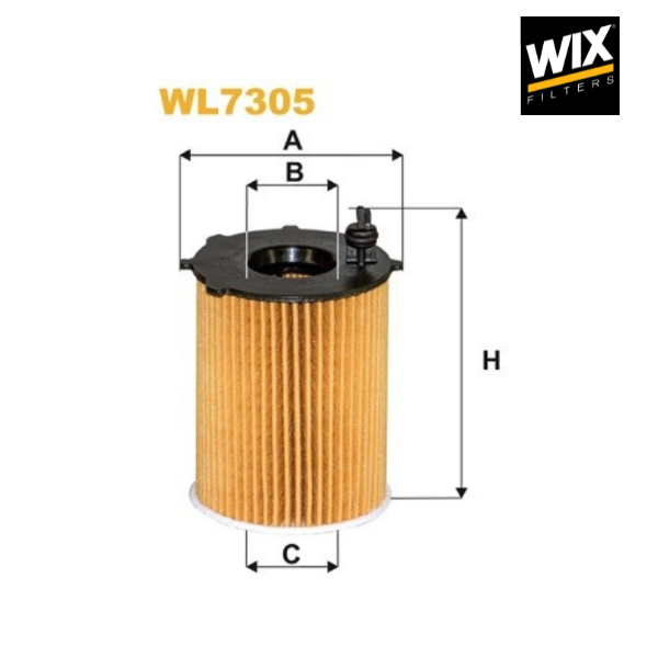 Filtro de óleo WIX WL7305