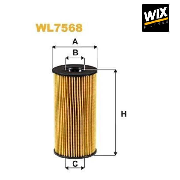 Filtro de óleo WIX WL7568