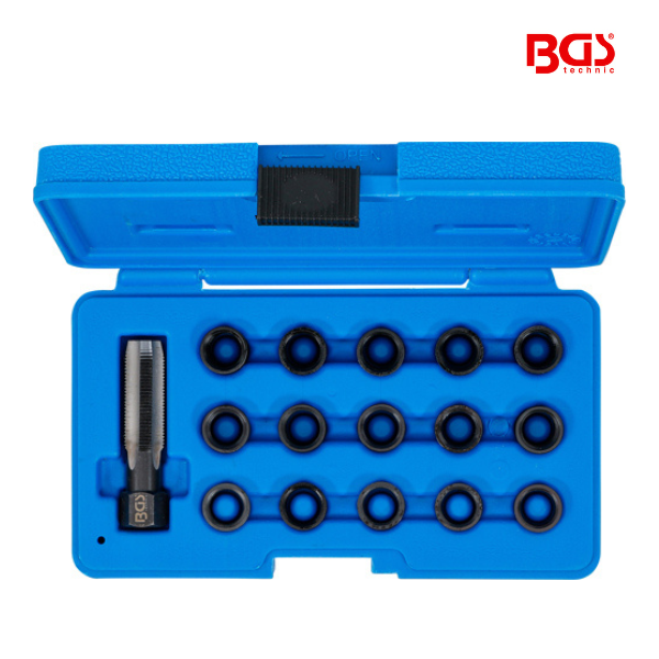 Kit  de reparação de rosca de vela de ignição M14 x 1,25 mm | 16 peças