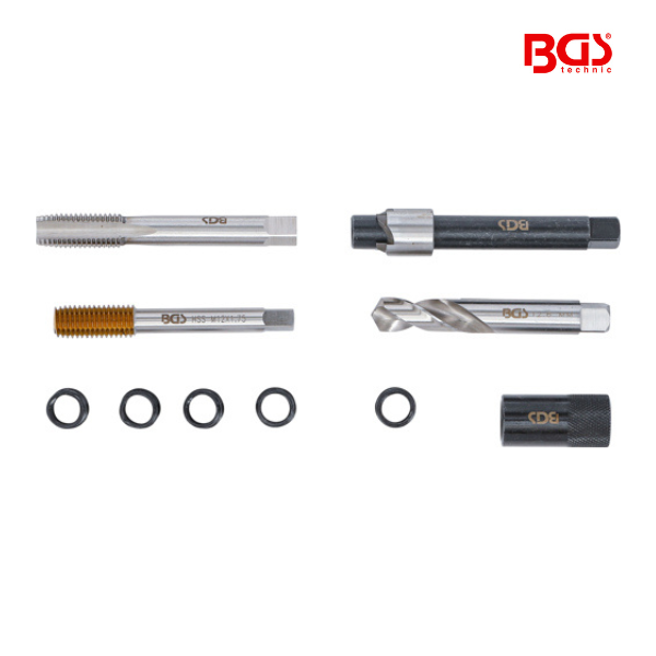 Kit de reparação para rosca | para cárter de alumínio | M12 x 1,75 mm