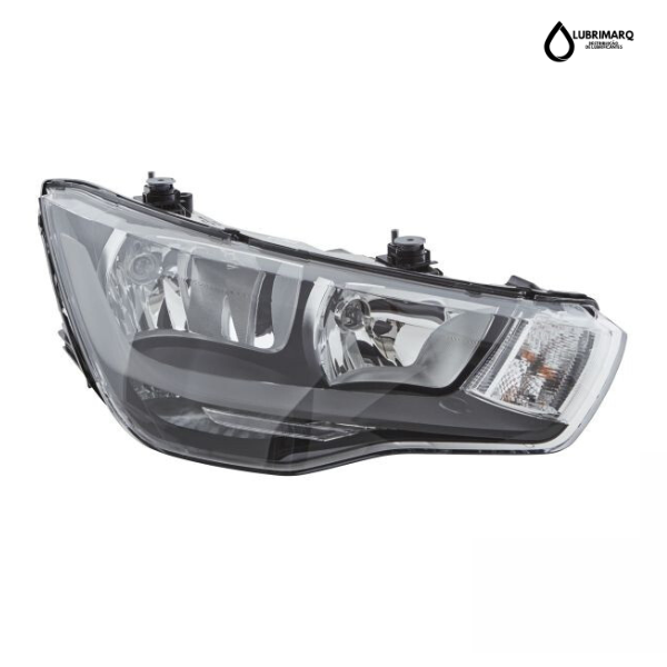 Audi A1 10-*farol  drt elect c/mot i/negro H7/H1)