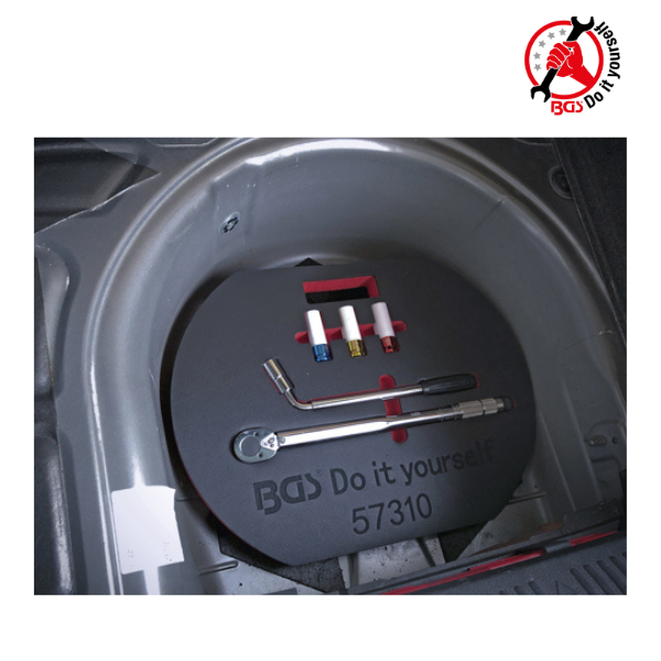 Kit de serviço de troca de rodas | 5 peças