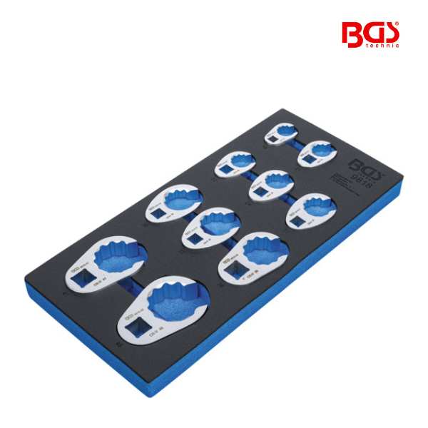 Chaves pé de galo 1/2" - 3/8" | 19 - 46 mm | 10 peças