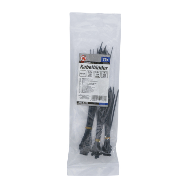 Abraçadeiras plásticas |  4,5 x 350 mm | 50 peças