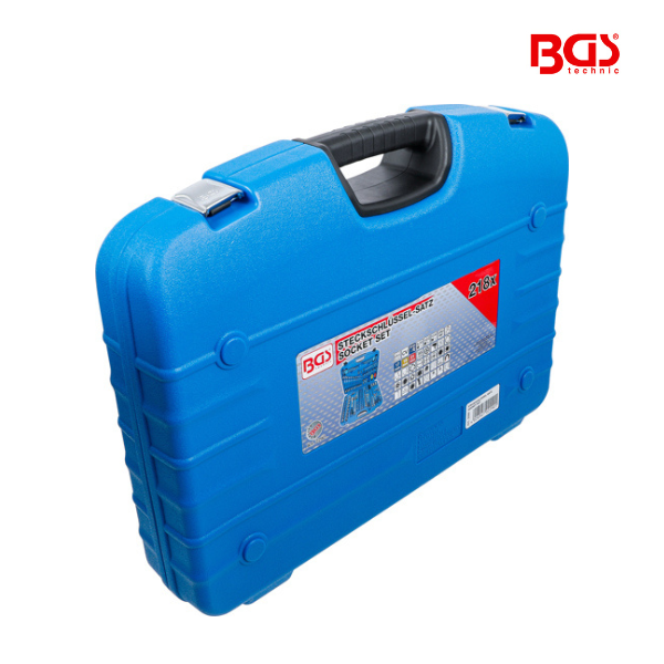 Jogo de chaves de caixa "Gear Lock" | 1/4"-3/8"-1/2"| 218 peças