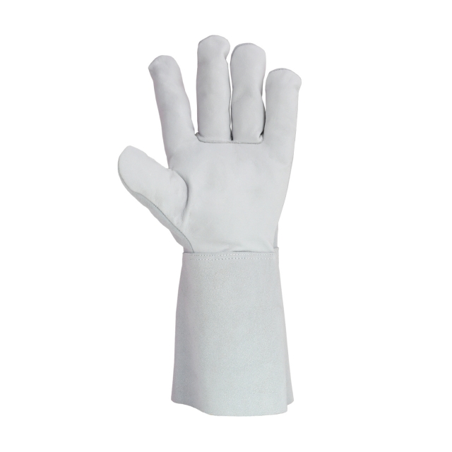 Luva Soldador Mista Bovino Cinzenta 35 cm