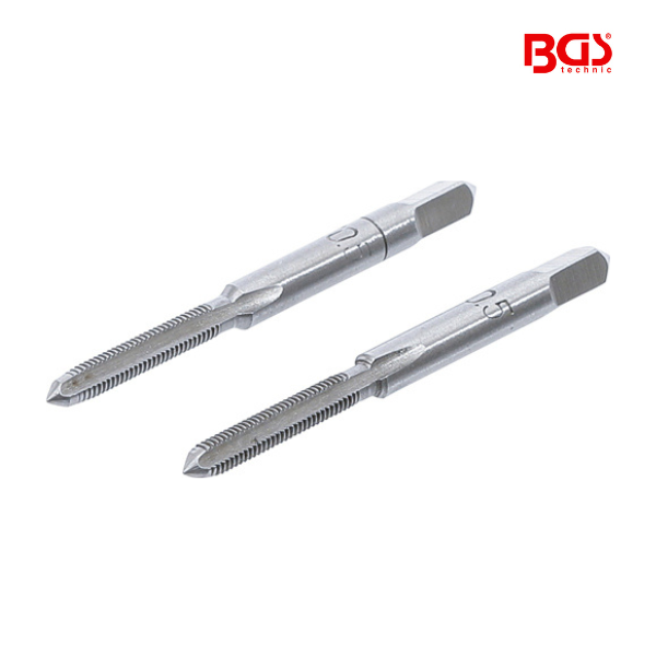 Macho de atarraxar | desbaste e acabamento |     M3 x 0,5 mm| 2 peças