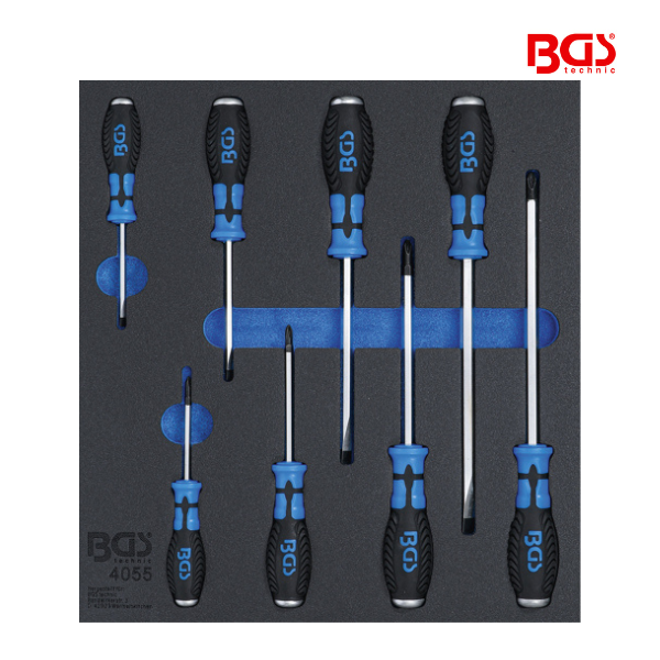 Conjunto chave de fendas e chaves phillips | 8 peças