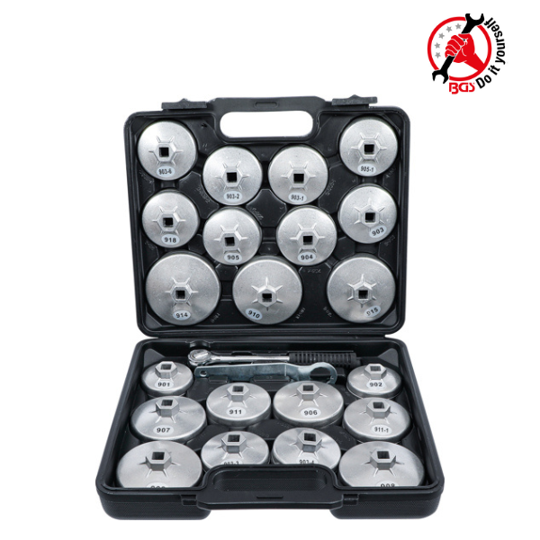 Conjunto de chaves para filtro de óleo 1/2" | 23 peças