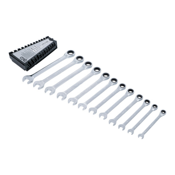 Jogo  de chaves com roquete | 8 - 19 mm | 12 peças