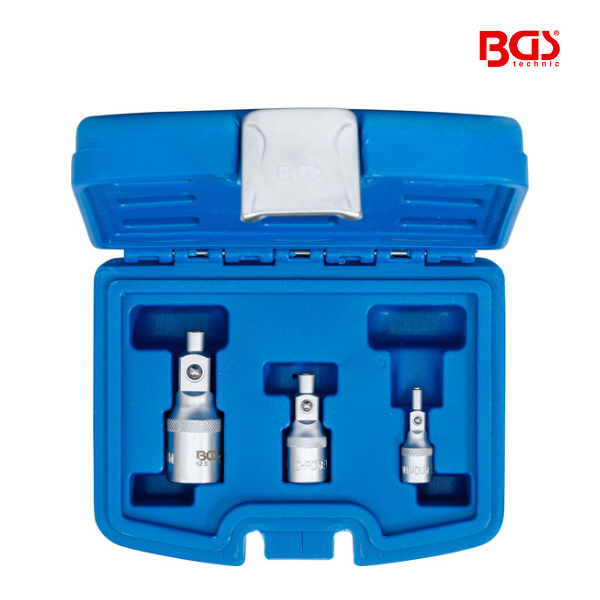 Jogo de extensões magnéticas 1/4"-3/8"-1/2" | 3 peças