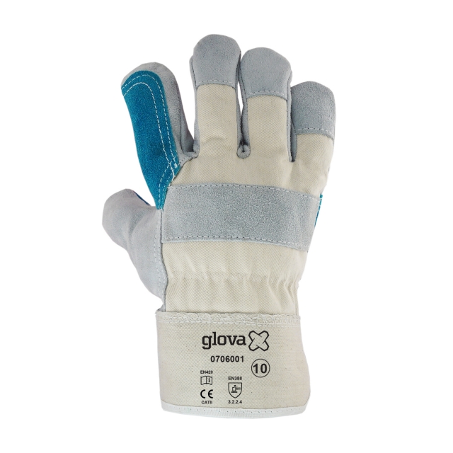 Luva Tipo Americano Crute Bovino C/Reforço