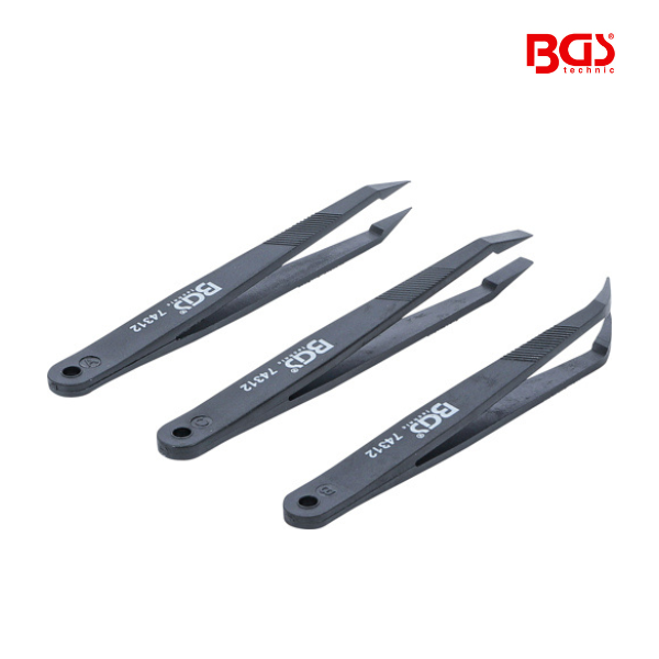 Conjunto de pinças de plástico | 3 peças