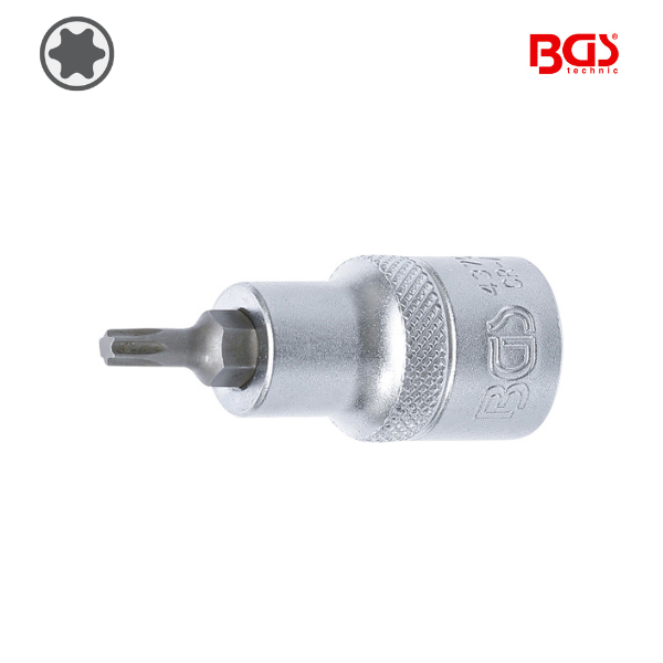 Chave de caixa bit torx 1/2" |             T25