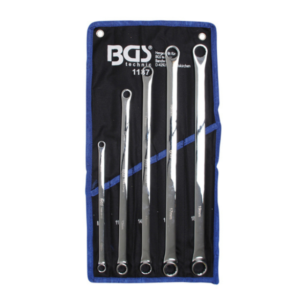 Jogo de chaves | extra longas | 8 - 19 mm | 5 peças