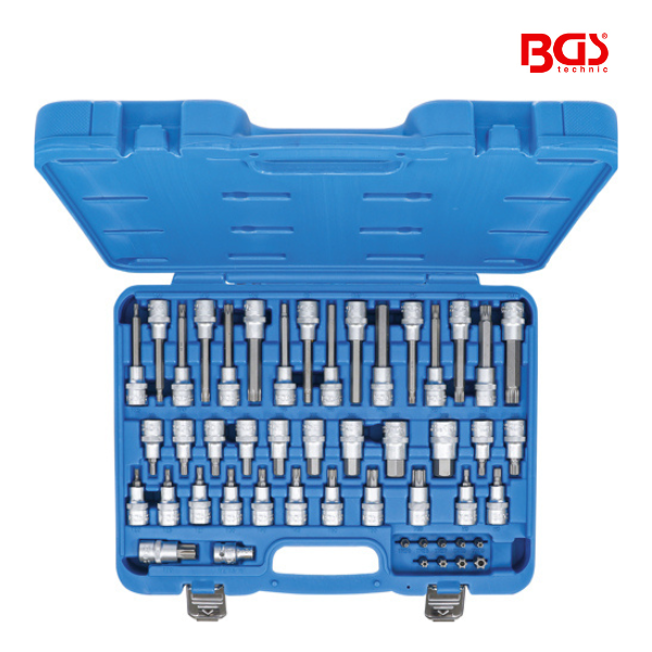 Conjuntos chaves de caixa bits 1/2"  - 5/16"  | 49 peças