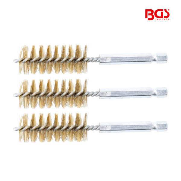 Escova  de latão    19 mm | 3 peças