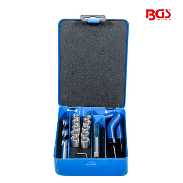 Kit de reparação de roscas | M12 x 1,0 mm | 14 peças