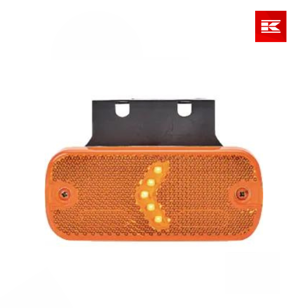 Luz de sinalização LED, retangular, 12-24V