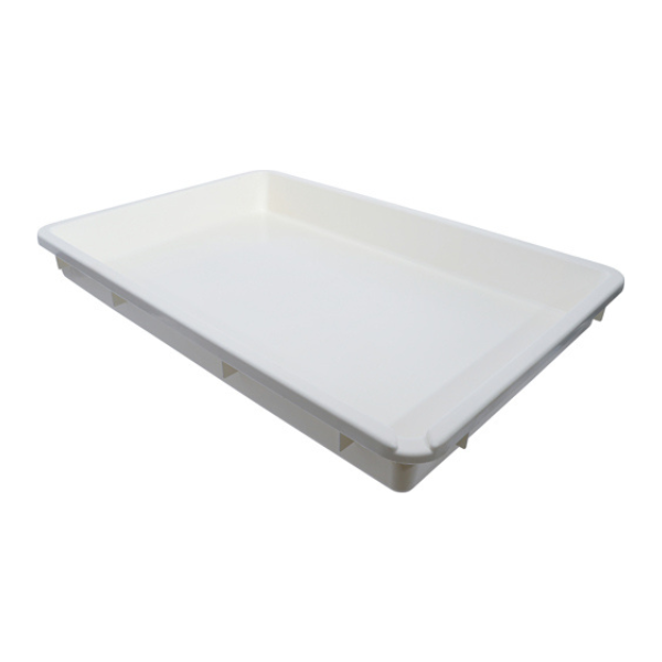 Bandeja multiuso com vertedor | branco | 50 l