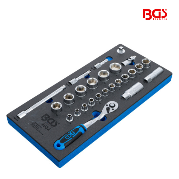 Conjunto de chaves de caixa   3/8" | 26 peças