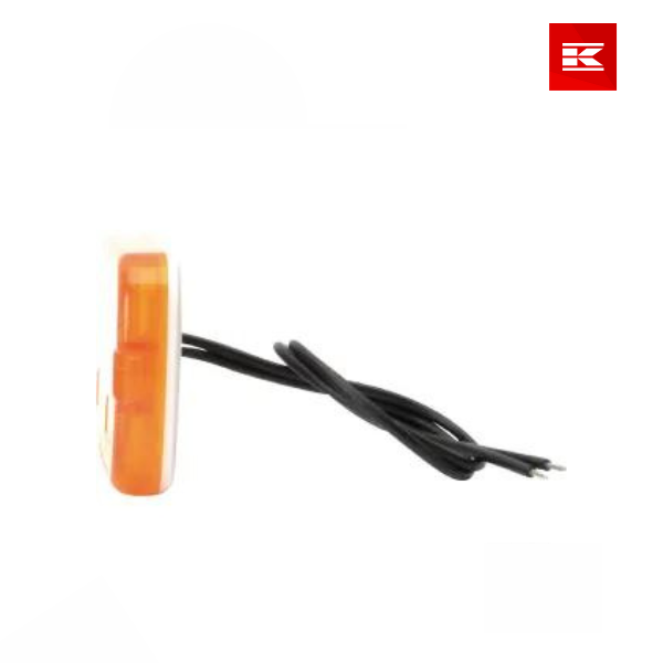 Luz de sinalização LED, retangular, 12-24V