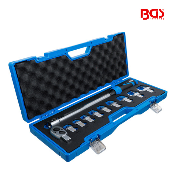 Jogo chave dinamométrica 14 x 18 mm | 40 - 210 Nm | 11 peças