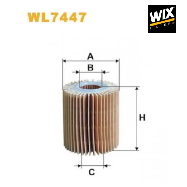 Filtro de óleo WIX WL7447